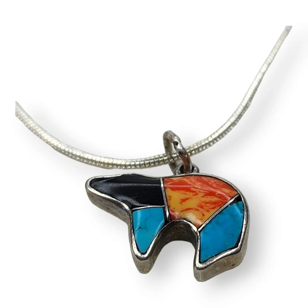 DA Pendant Necklace Sterling Silver 925 18